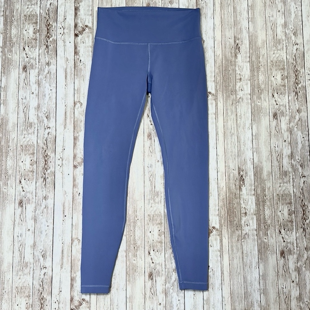 Lululemon Wunder Train High-Rise Tight Legging 28" Blue Water Drop sz 10 Everlux